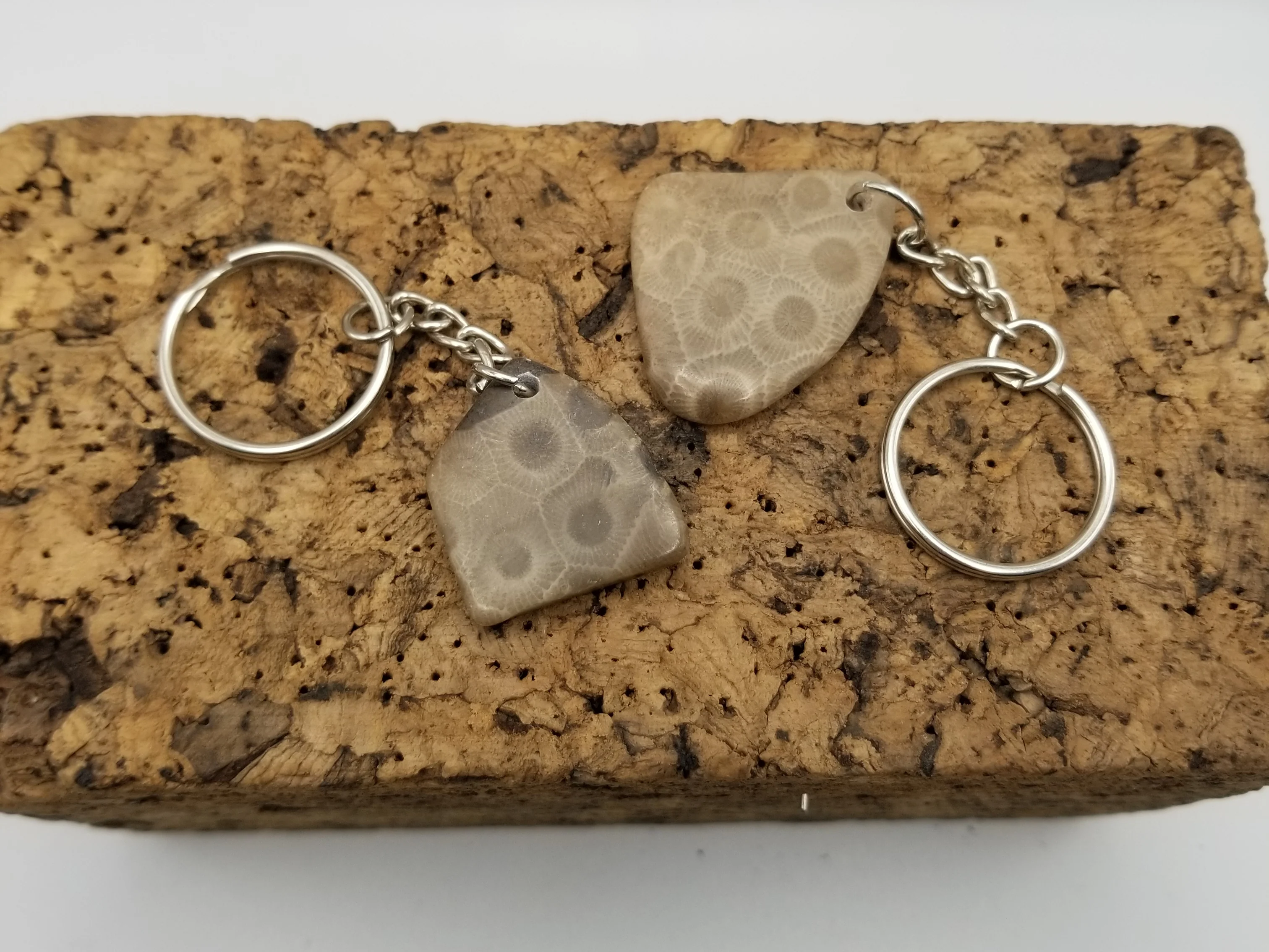 Polished Petoskey Stone Keychain - Image 9