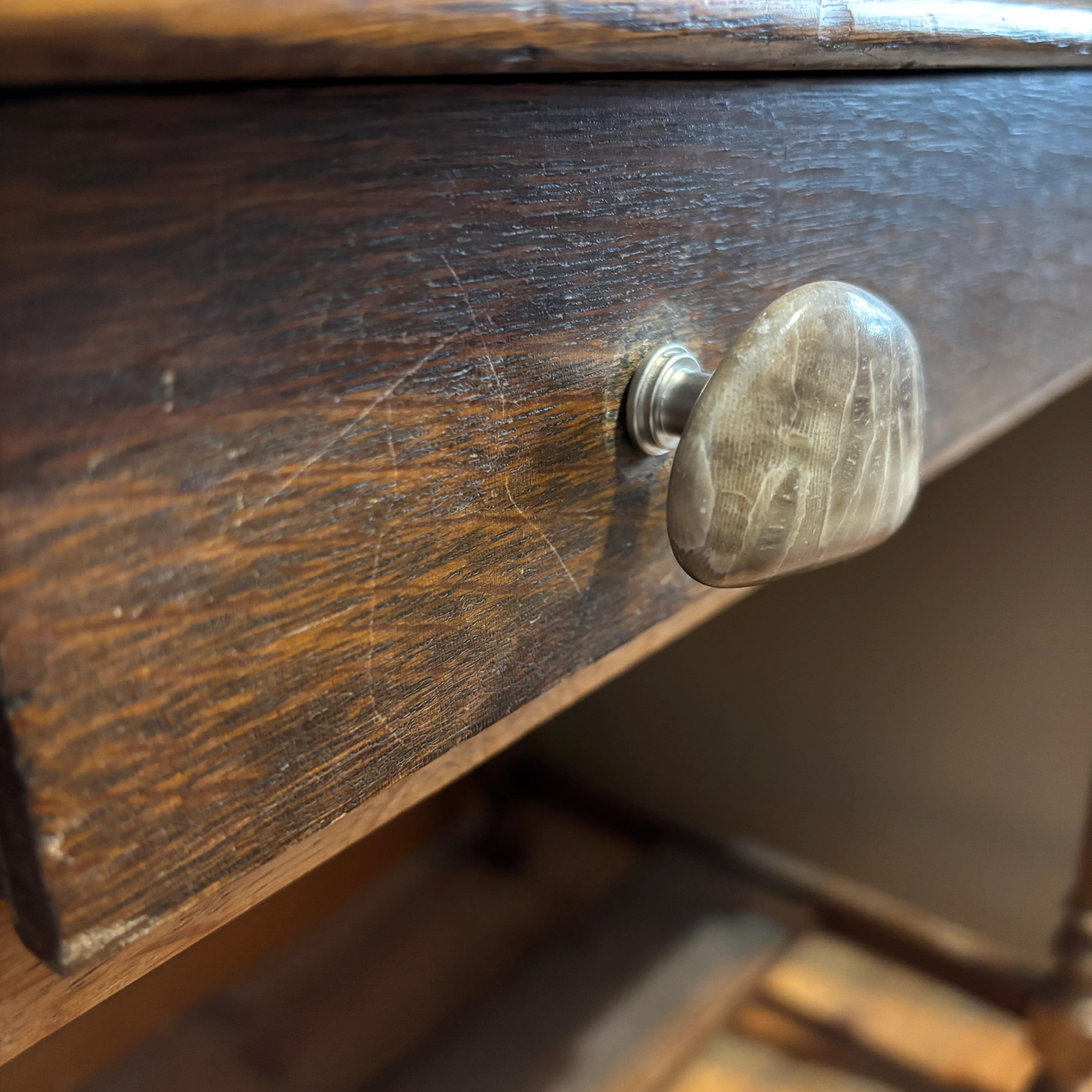 Petoskey Stone Cabinet Knob in Polished Natural Shape - Image 3