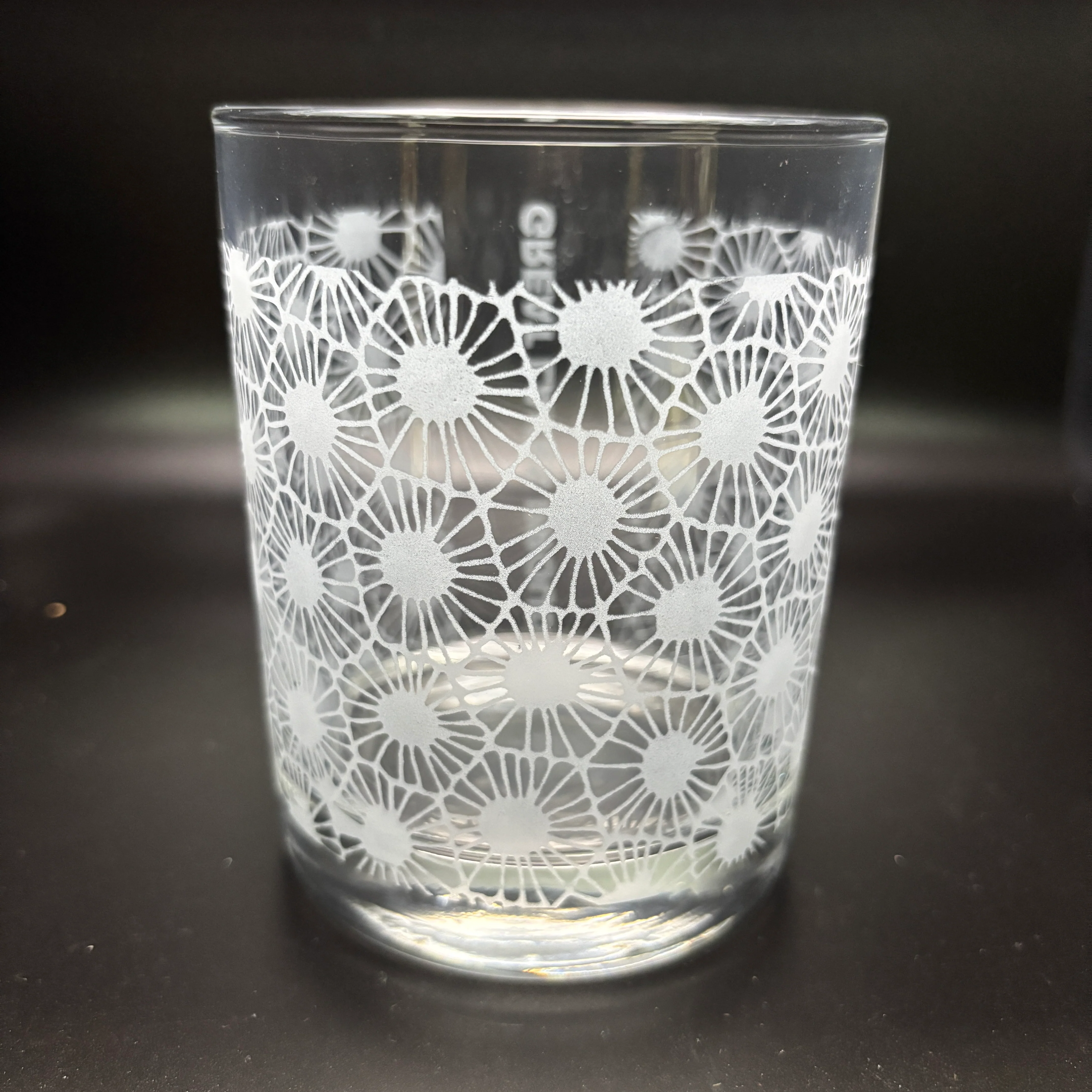 Petoskey Stone Pattern "Great Lakes Proud" Rocks Glass - Image 3