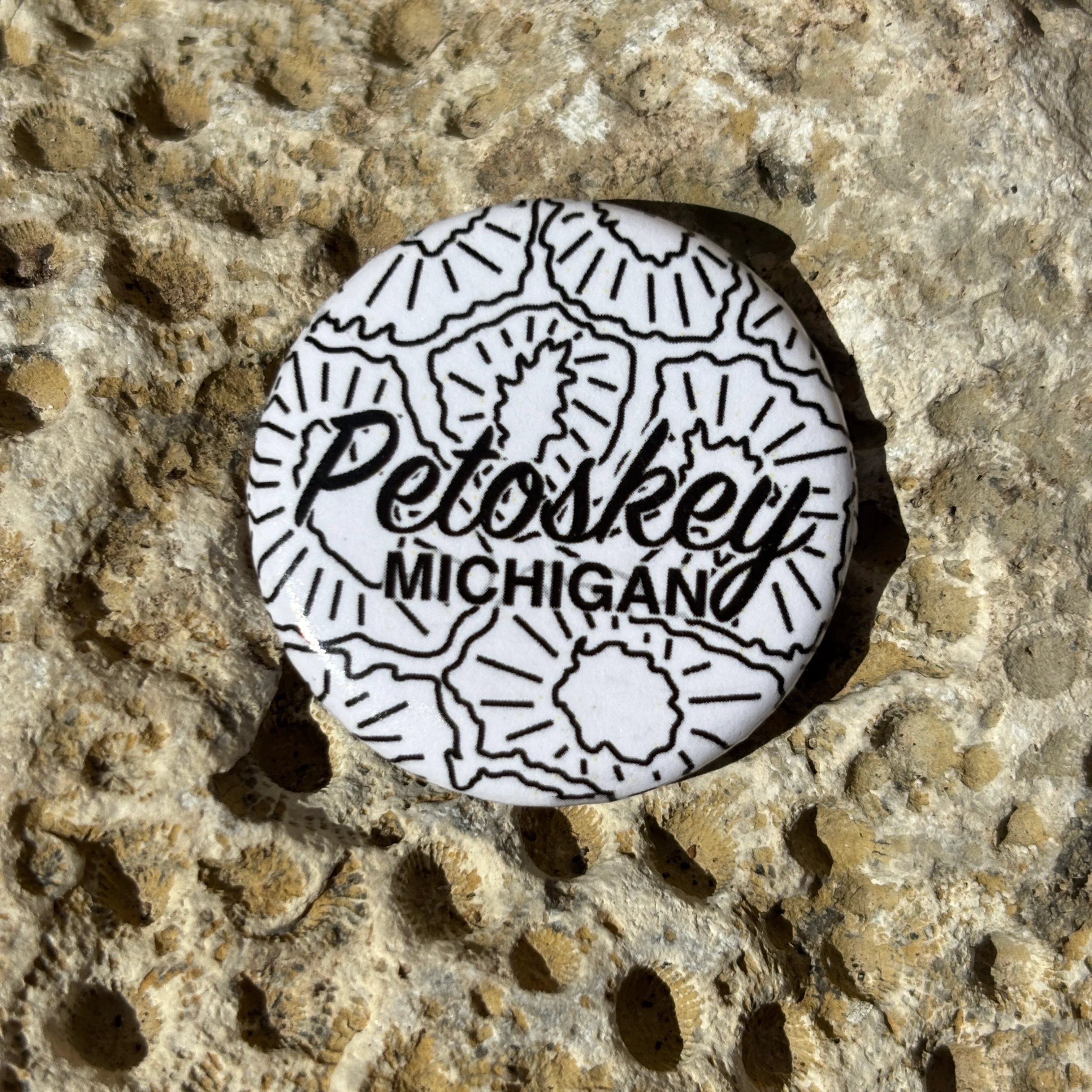 Petoskey Stone Pattern Pin - Image 3
