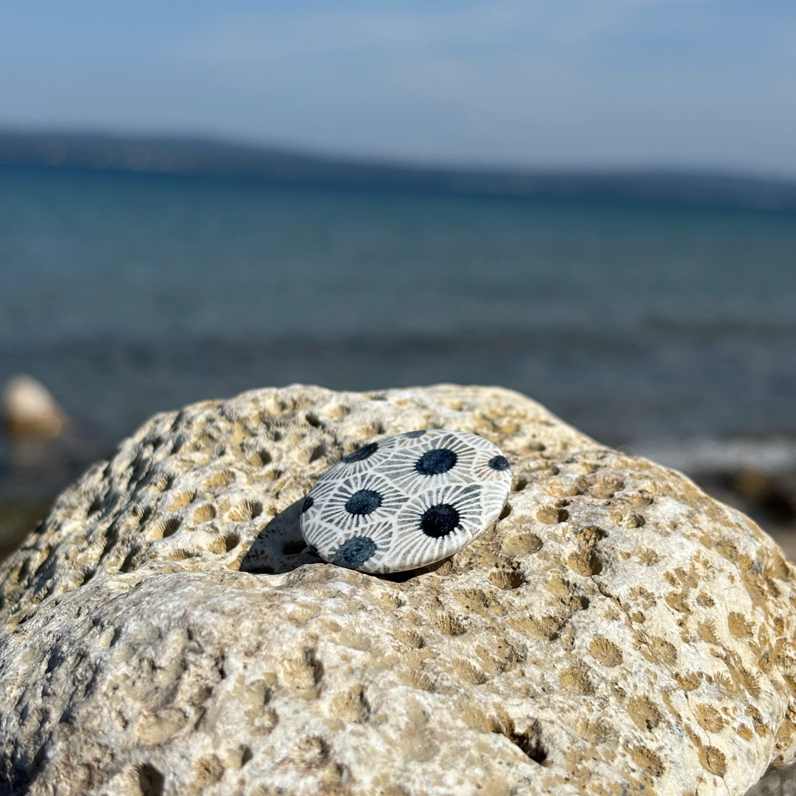 Petoskey Stone Pattern Pin - Image 4