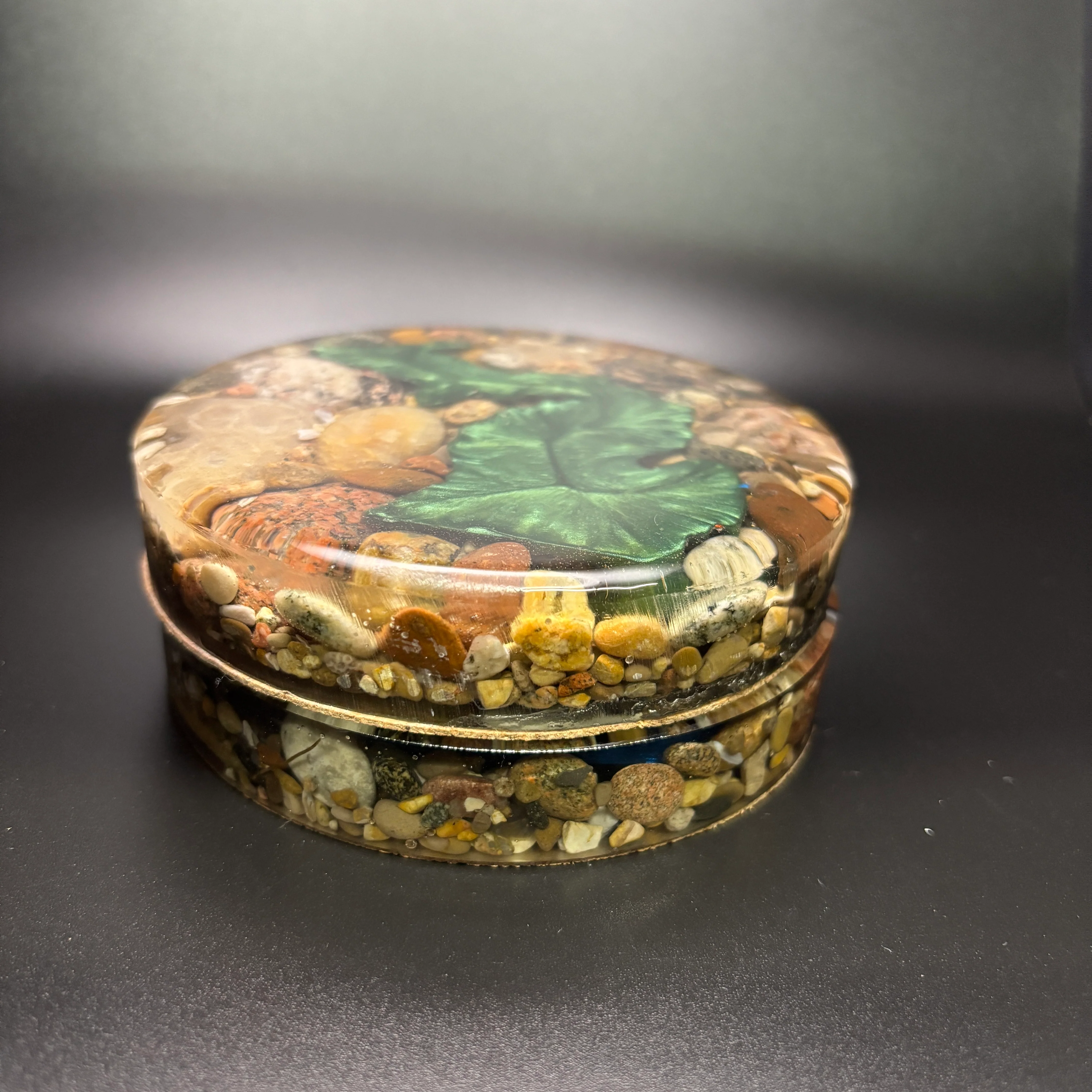 Round Michigan Coasters with Petoskey Stone - Image 4